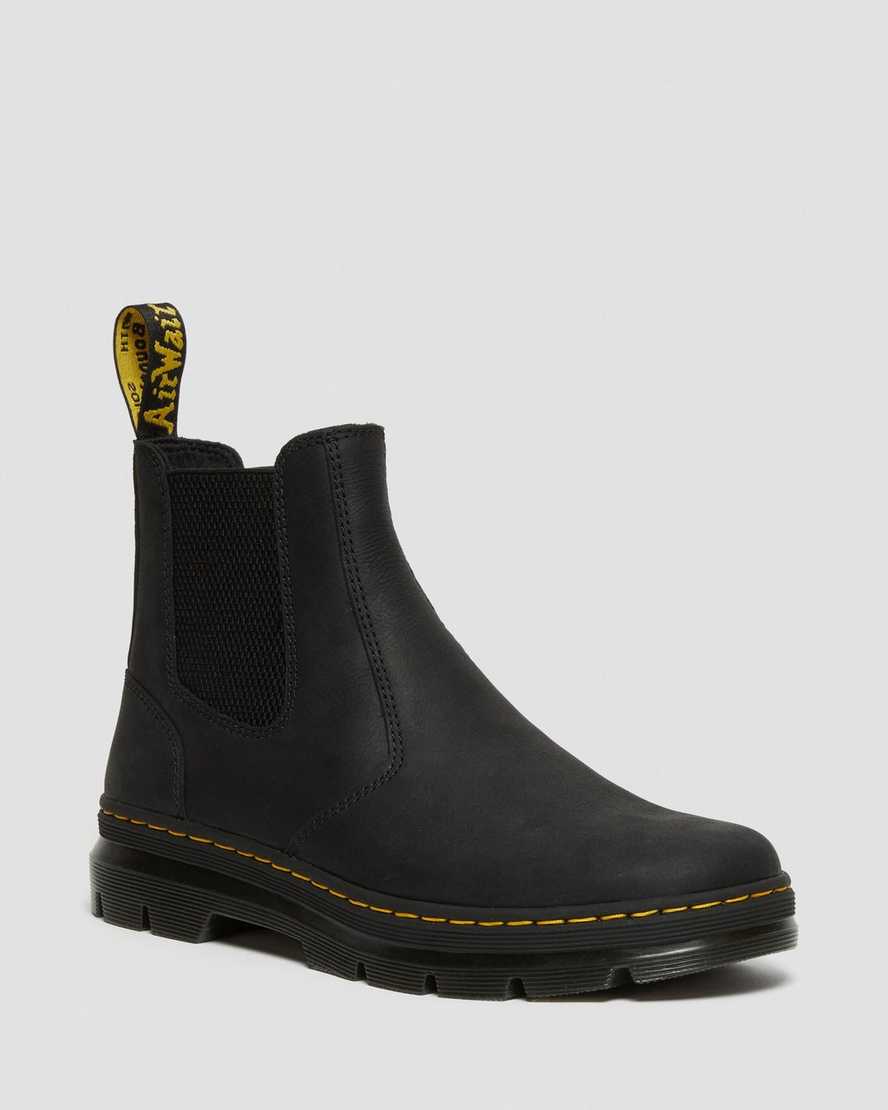 Dr. Martens 2976 Deri Casual Kadın Chelsea Bot - Bot Siyah |BDEXV7631|